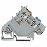 280-564 - 2-conductor sensor supply terminal block, with colored conductor entries, 2.5 mm², CAGE CLAMP®