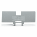 284-334 - Step-down cover plate, 1 mm thick, for 2-, 3- and 4-conductor terminal blocks