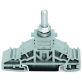 885-106 - Stud terminal block, lateral marker slots, for DIN-rail 35 x 15 and 35 x 7.5, 1 stud, M6
