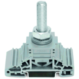 885-110 - Stud terminal block, lateral marker slots, for DIN-rail 35 x 15 and 35 x 7.5, 1 stud, M10