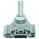 885-112 - Stud terminal block, lateral marker slots, for DIN-rail 35 x 15 and 35 x 7.5, 1 stud, M12