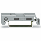 209-137 - Mounting foot, can be snapped on terminal blocks with snap-in mounting foot, for mounting on relay-modules, 6.4 mm wide