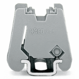 249-101 - Screwless end stop, 6 mm wide, for WMB markers