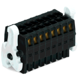 713-1102/037-000 to 713-1118/037-000 - 1-conductor female connector, 2-row, CAGE CLAMP®, 1.5 mm², Pin spacing 3.5 mm, 100% protected against mismating, Levers