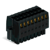 713-1102/107-000 to 713-1118/107-000 - 1-conductor female connector, 2-row, CAGE CLAMP®, 1.5 mm², Pin spacing 3.5 mm, 100% protected against mismating, Screw flange