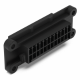 713-1492/037-000 - Panel feedthrough male connector, 100% protected against mismating, 24-pole, Pin spacing 3.5 mm
