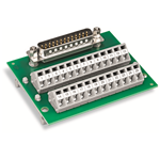 289-449 - Interface module, with solder pin, Male connector, 50-pole, Mating connector with solder connection, Vertical mounting, PCB terminal blocks, double-row, with mounting feet