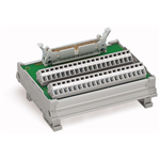 289-509 - Interface module, Pluggable connector per DIN 41651, 64-pole, PCB terminal blocks, double-row, in mounting carrier