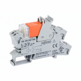788-304/001-000 - Relay module, Nominal input voltage: 24 VDC, 1 changeover contact, Limiting continuous current: 16 A, Green status indicator, Module width: 15 mm