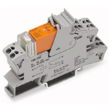 788-506 - Relay module, Nominal input voltage: 24 VAC, 1 changeover contact, Limiting continuous current: 16 A, Red status indicator, Module width: 15 mm