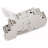 789-570 - Latching relay module, Nominal input voltage: 230 VAC, 1 make contact, Limiting continuous current: 16 A, Red status indicator, Module width: 18 mm