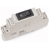 789-801 - Switching module, with circuit breaker, Switching voltage: 250 VAC, Switching current: 16 A