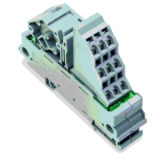 830-800/000-303 - Potential distribution module, 1 potential, with 1 input clamping point, Conductor cross-section up to 16 mm², with 9 output clamping points, Conductor cross-section up to 2.5 mm²