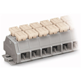 261-202/342-000 TO 261-212/342-000 - 4-CONDUCTOR TERMINAL STRIP PUSH BUTTONS ON BOTH SIDE WITH MOUNTING FEET