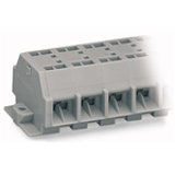 262-252 TO 262-262 - 4-conductor terminal strip with snap-in mounting feet