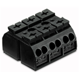 862-593 TO 862-2693 - 4-CONDUCTOR DEVICE CONNECTORS SNAP-IN FEET AT POS. 1+3 3 POLE