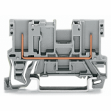 769-156 - 2-pin carrier terminal block, for DIN-rail 35 x 15 and 35 x 7.5