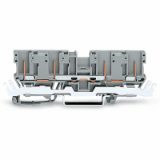 769-201 - 4-pin carrier terminal block, with shield contact, for DIN-rail 35 x 15 and 35 x 7.5