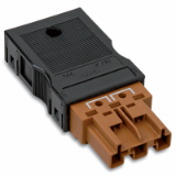770-1373/149-000 - Shorting plug, with assembled strain relief housing, 3-pole, Cod. S, Bridge 1-2, 2-L