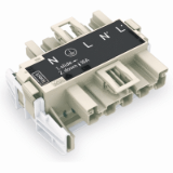 770-7505 - Linect® T-connector, 5-pole, Cod. L, 1 input, 2 outputs