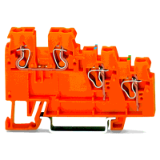 270-577 - 3-Leiter-Aktoreneinspeiseklemme, mit farbig bedruckten Leitereinführungen, 2,5 mm², CAGE CLAMP®