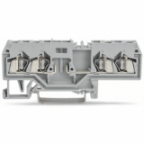 280-686 - Bornas base para 4 conductores, para carril DIN 35 x 15 y 35 x 7.5, 2.5 mm², CAGE CLAMP®