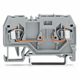 280-916 - Bornas base para 2 conductores, para carril DIN 35 x 15 y 35 x 7.5, 2.5 mm², CAGE CLAMP®