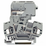 281-624 - 2-conductor disconnect terminal block, for DIN-rail 35 x 15 and 35 x 7.5, 4 mm², CAGE CLAMP®