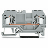 281-901 - 2-conductor through terminal block, 4 mm², center marking, for DIN-rail 35 x 15 and 35 x 7.5, CAGE CLAMP®
