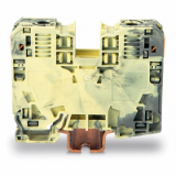 285-131 - Morsetto passante per 2 conduttori, 35 mm², slot per marcatura laterali, solo per guida DIN 35 x 15, POWER CAGE CLAMP