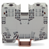 285-135 - Morsetto passante per 2 conduttori, 35 mm², slot per marcatura laterali, solo per guida DIN 35 x 15, POWER CAGE CLAMP