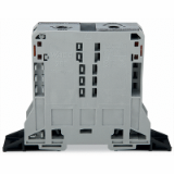 285-181 - 2-conductor through terminal block, 95 mm², lateral marker slots, with fixing flanges, POWER CAGE CLAMP