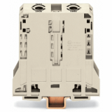 285-995 - Morsetto passante per 2 conduttori, 95 mm², adatto per applicazioni Ex e II, slot per marcatura laterali, solo per guida DIN 35 x 15, POWER CAGE CLAMP