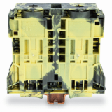 285-1181 - Morsetto passante per 2 conduttori, 185 mm², slot per marcatura laterali, solo per guida DIN 35 x 15, POWER CAGE CLAMP
