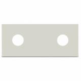 884-1842 - Brücker, für Gewindebolzen M12, 2-fach, blank