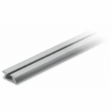 210-154 - Rail aluminium, longueur 1000 mm, Largeur 18 mm, hauteur 7 mm