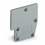 709-312 - Plaque intercalaire, modulaires, pour encliquetage aux modules de fiches de contrôle 709-310 et modules vides 709, Largeur du module 2 mm