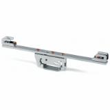 790-312 - Busbar carrier, for busbars Cu 10 mm x 3 mm, both sides, straight, for DIN 35 rail