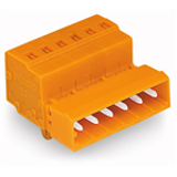 231-632/018-000 TO 231-654/018-000 - MALE CONNECTOR WITH SNAP-IN MOUNTING FOOT PIN SPACING 5,08 mm / 0.2 in