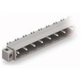 231-840/040-000 - THT - Male header with Angled solder pin 1 x 1 mm and fixing flange Pin spacing 7.5 mm / 0.295 in
