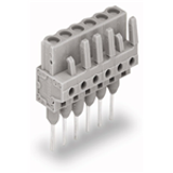 232-132/005-000 TO 232-150/005-000 - FEMALE PLUG WITH STRAIGHT LONG CONTACT PINS PIN SPACING 5 MM / 0.197 IN