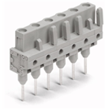 232-732/005-000 TO 232-742/005-000 - FEMALE PLUG WITH STRAIGHT LONG CONTACT PINS PIN SPACING 7,5 mm / 0.295 in