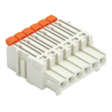 2734-1102/327-000 to 2734-1116/327-000 - 1-conductor female connector, lever, Push-in CAGE CLAMP®, 1.5 mm², Pin spacing 3.5 mm, 100% protected against mismating