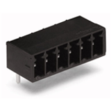 714-162 hasta 714-180 - Conector macho (para circuitos impresos) Terminal soldable acodado 0,8x0,8 mm Paso 3,5 mm/0,138 in
