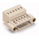734-302/109-000 TO 734-324/109-000 - MALE CONNECTOR WITH THREADED FLANGES PIN SPACING 3.5 MM / 0.138 IN 100% PROTECTED AGAINST MISMATING