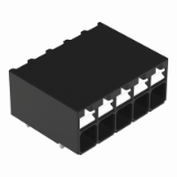 2086-1202 à 2086-1212 - Borne pour circuits imprimés THR, Bouton-poussoir, 1,5 mm², Pas 3,5 mm, Push-in CAGE CLAMP®