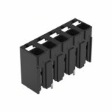 2086-3122 hasta 2086-3128 - Borna p/ placas de circuito impreso THR, 1.5 mm², 17.5 A, negro
