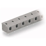 235-802 - 1-Leiter-Klemmenleiste für Leiterplatten 2 Lötstifte/Pol Rastermaß 10/10,16 mm / 0.4 in