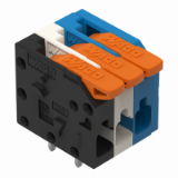 2601-1103/987-100 - Morsetto per circuito stampato, leva, 1.5 mm², Passo pin 3.5 mm, Push-in CAGE CLAMP®