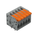2601-1302 to 2601-1312 - PCB terminal block, lever, 1.5 mm², Pin spacing 7.5 mm, Push-in CAGE CLAMP®